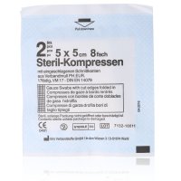 Horn Medical Mullkompressen 5 x 5cm steril weiß 25...