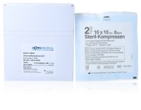 Horn Medical Mullkompressen 10 x 10cm steril weiß 25 x 2Stk