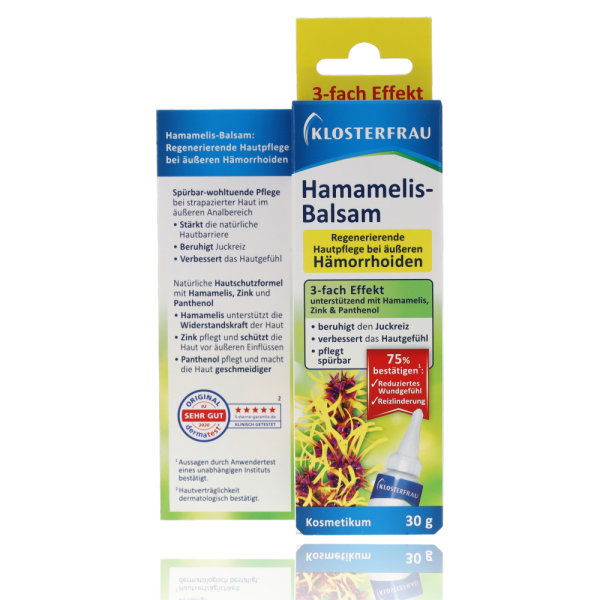 Klosterfrau Hamamelis Balsam gegen Hämorrhoiden 30g