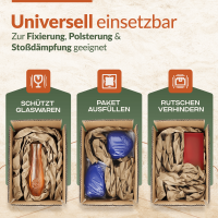 Umweltfreundliches Paketfüllmaterial Papierpolsterstreifen  -Länge wählbar-