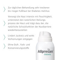 Allpresan diabetic INTENSIV Schaum-Creme 200ml