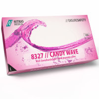 NITRAS CANDY WAVE Nitril-Einmalhandschuhe 100Stk Gr. L