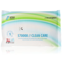 NITRAS CLEAN CARE 8 Waschhandschuhe 23 x 14cm