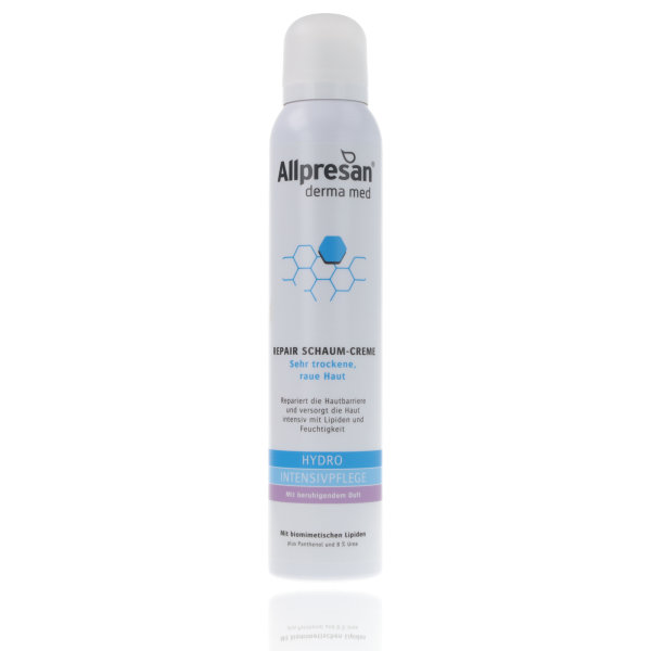 Allpresan derma med Repair Schaum-Creme HYDRO Intensivpflege beruhigender Duft 200ml