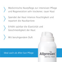 Allpresan derma med Repair Schaum-Creme HYDRO Intensivpflege beruhigender Duft 200ml