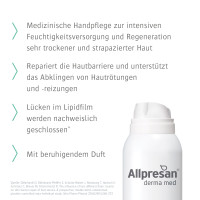 Allpresan derma med Repair Schaum-Creme HAND Intensivpflege beruhigender Duft 100ml